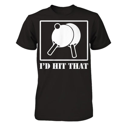 Table Tennis - I'd Hit That Gildan - Short Sleeve Tee Black