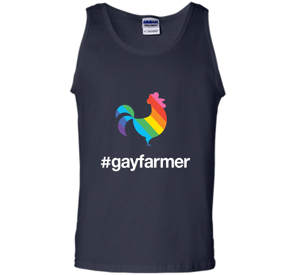 Hashtag Gay Farmer Pride Chicken T-Shirt t-shirt Navy