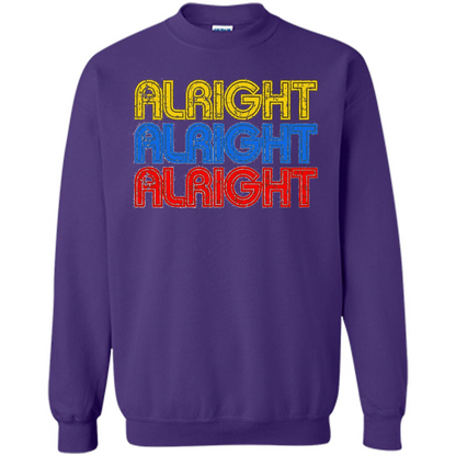 Alright Alright Alright T-shirt Purple
