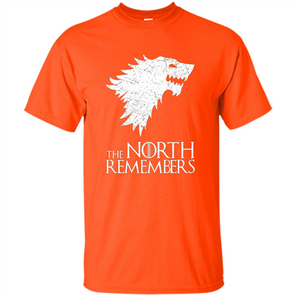 The North Remembers T-Shirt GoT T-shrit Orange