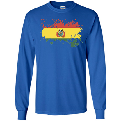 Flag of Bolivia Bolivian T-shirt Royal