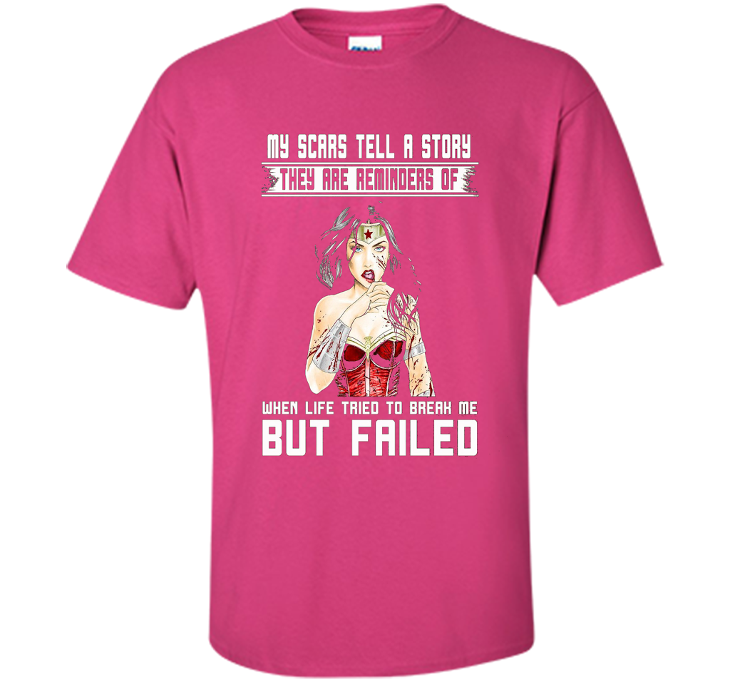 Women's My Scars Tell A Story They Are A Reminder Shirt cool shirt Heliconia