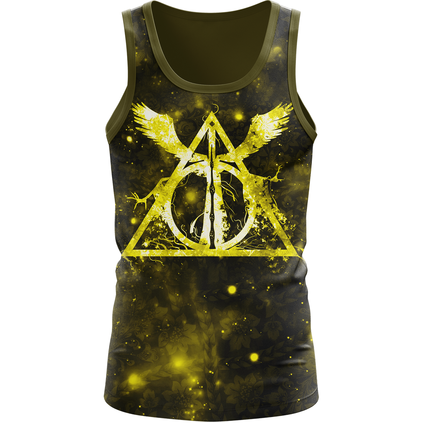 The Hufflepuff Badger Harry Potter Version Galaxy 3D Tank Top