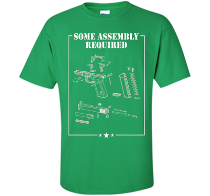 SOME ASSEMBLY REQUIRED SHOOTING RANGE T SHIRT shirt Irish Green