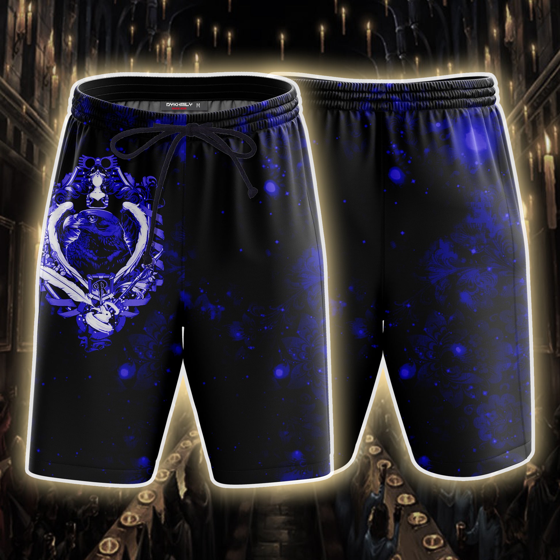 The Ravenclaw Eagle Harry Potter Version Galaxy Beach Shorts