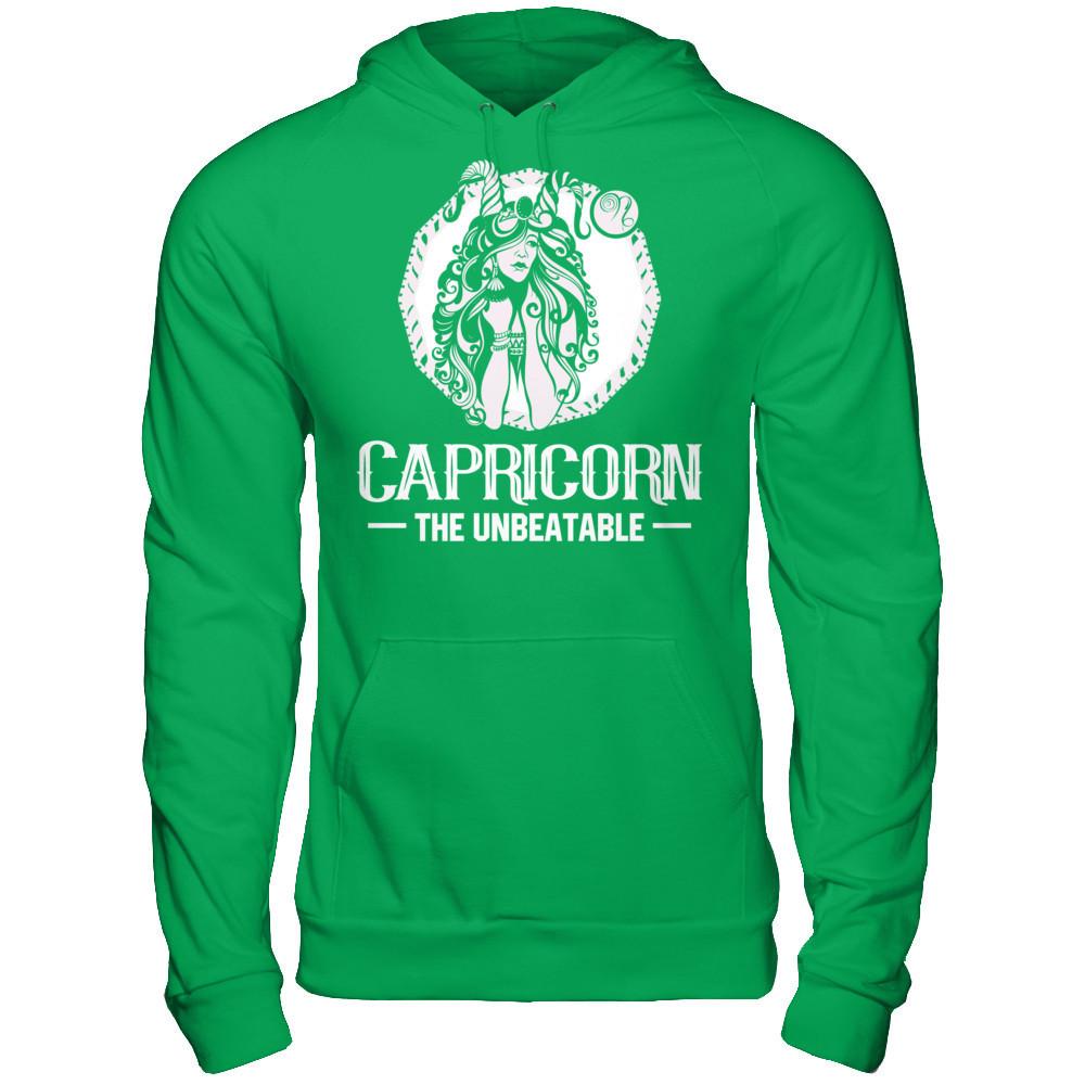 Capricorn The Unbeatable T-shirt Gildan - Pullover Hoodie Irish Green