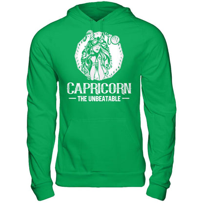 Capricorn The Unbeatable T-shirt Gildan - Pullover Hoodie Irish Green