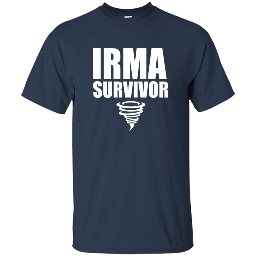 Hurricane Irma Survivor T-shirt Navy