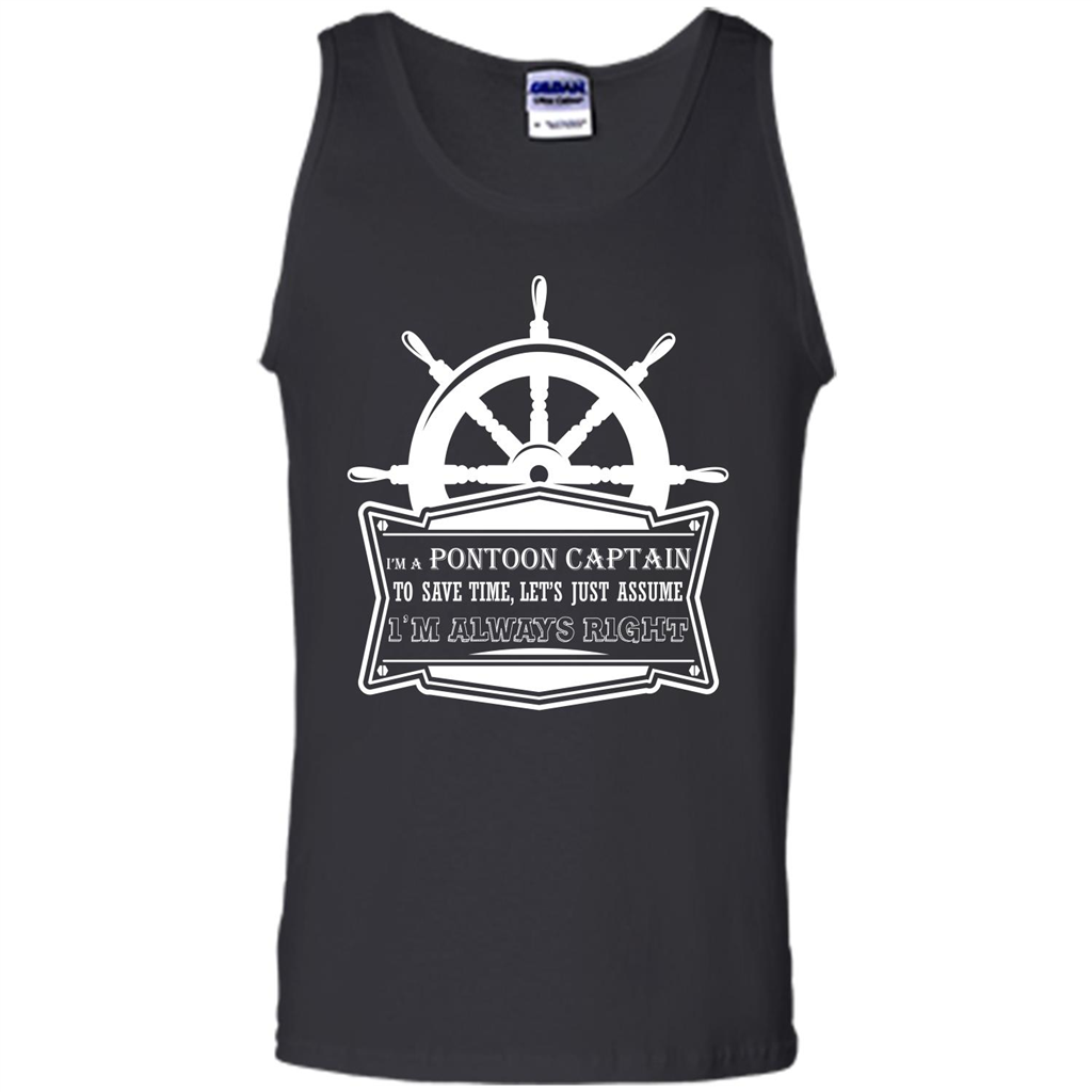 I'm A Pontoon Captain T-shirt Black