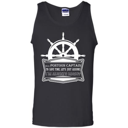 I'm A Pontoon Captain T-shirt Black