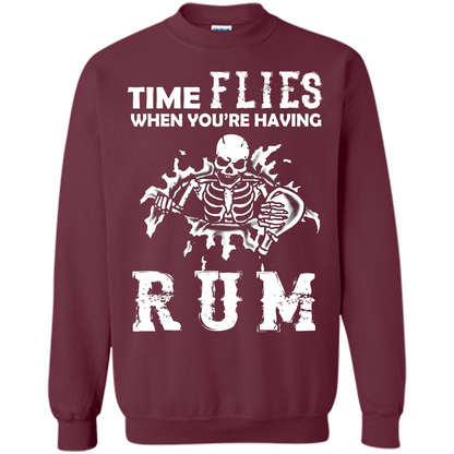 Rum T-shirt Time Flies When You're Having Rum