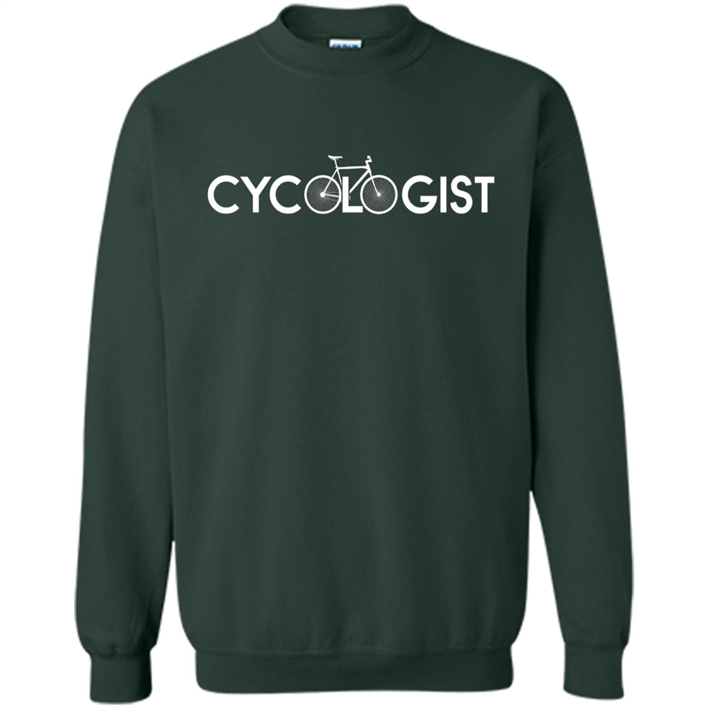 Cycologist T-shirt Cool Gift Shirt For Biker Forest Green