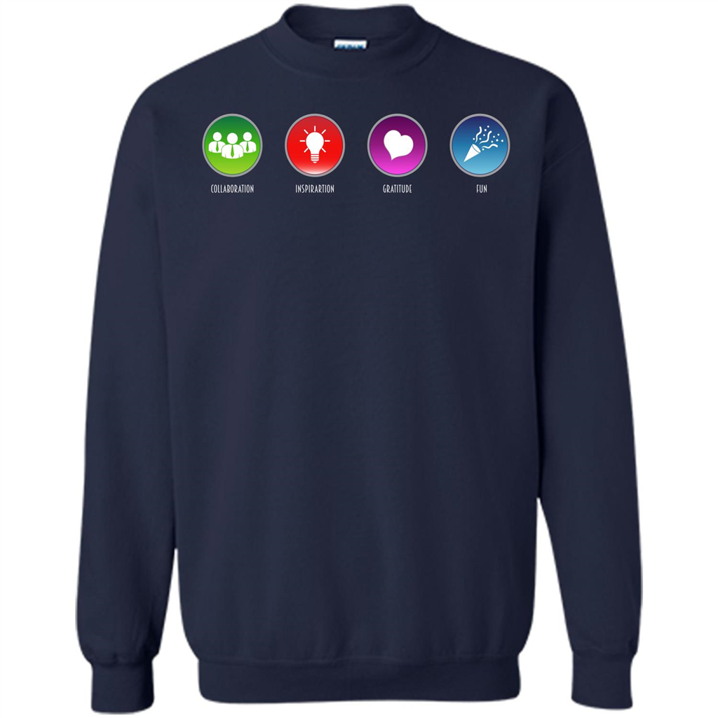 Values Icons T-shirt Navy