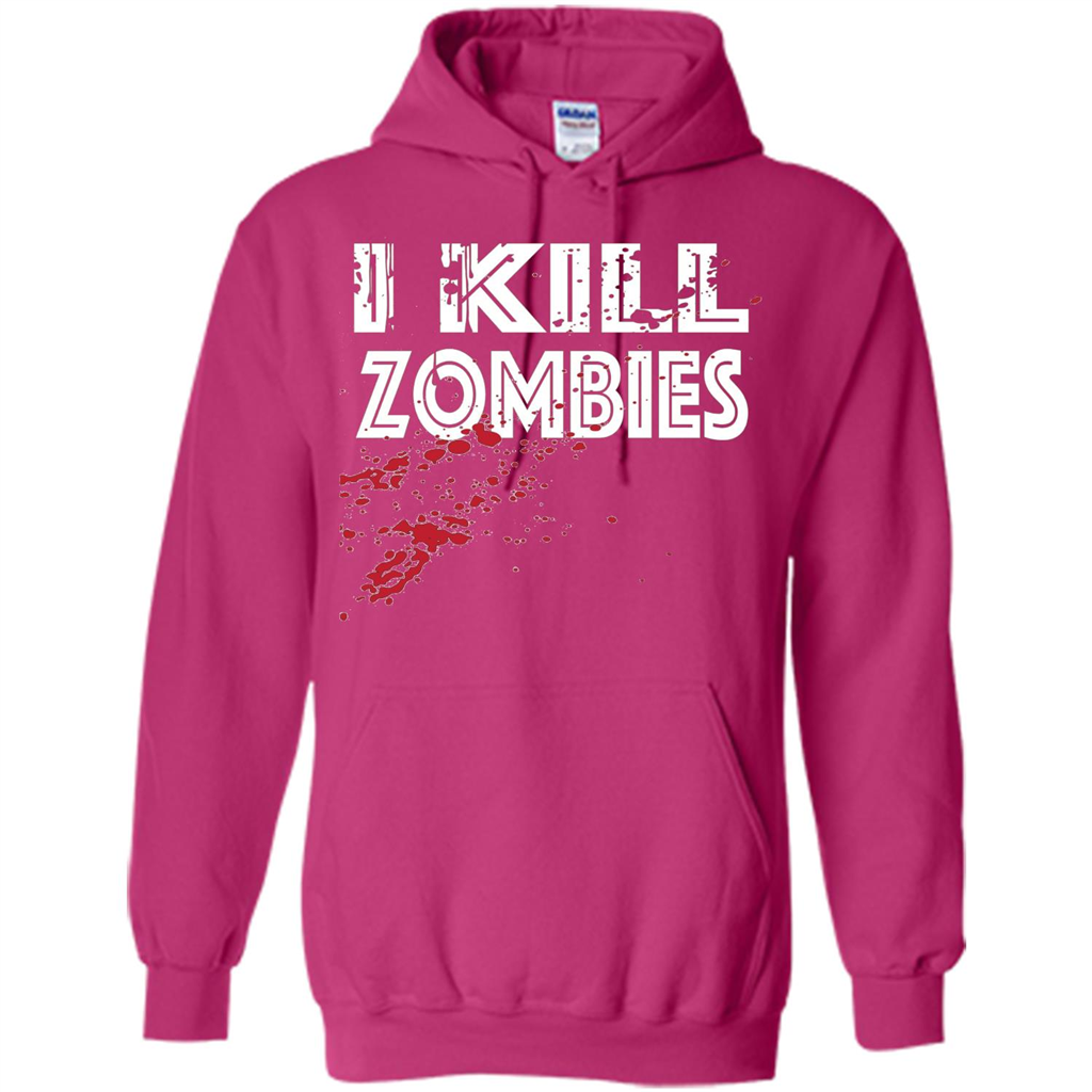 I Kill Zombies T-shirt Costume For Halloween Gift T-shirt Heliconia
