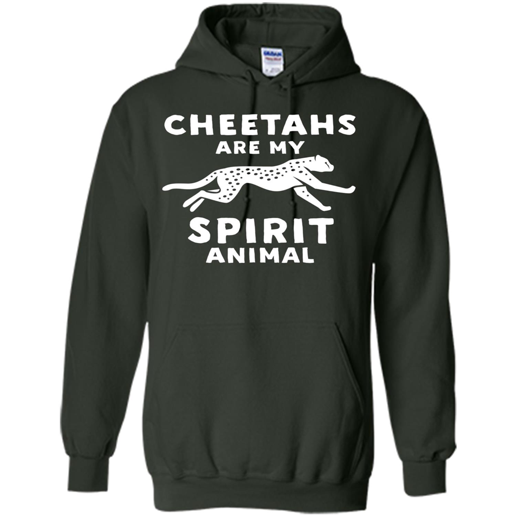 Cheetahs Are My Spirit Animal T-shirt Forest Green