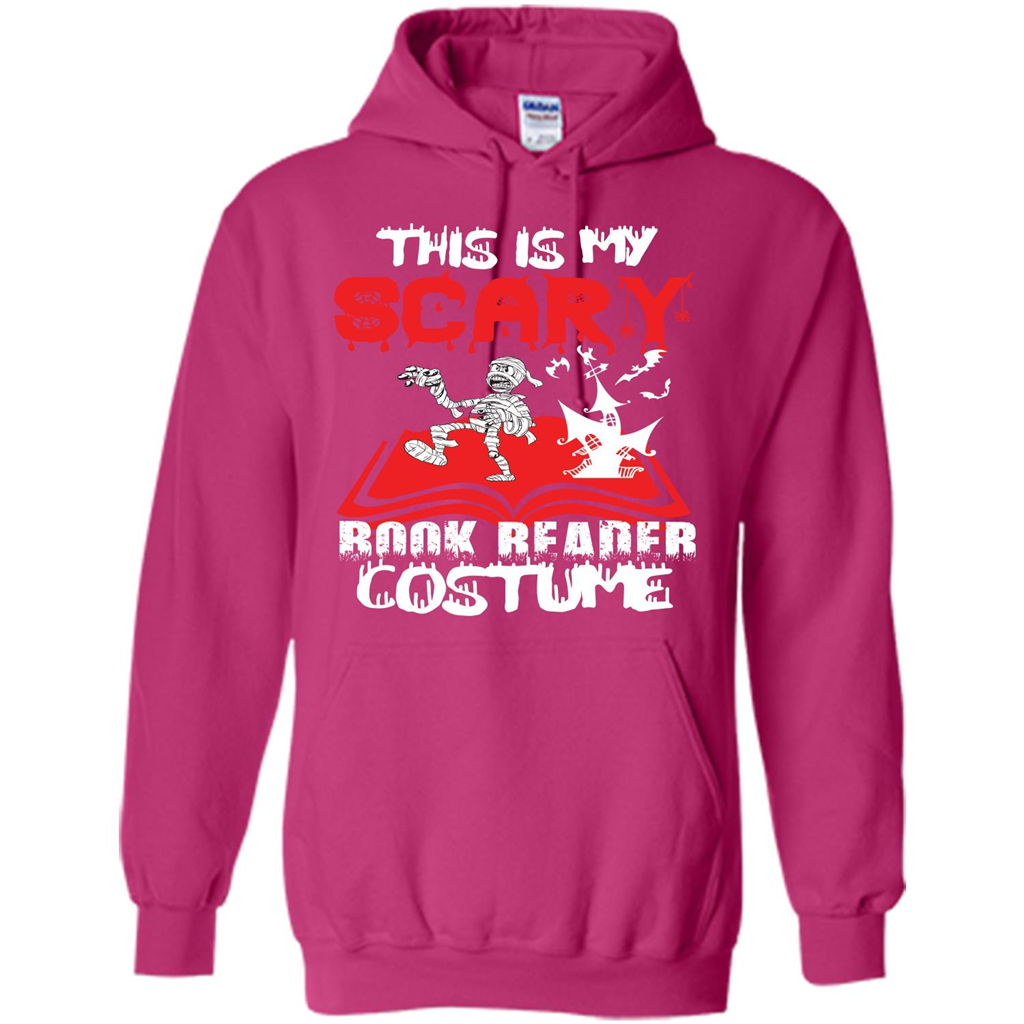 Halloween T-shirt This Is My Scary Book Reader Costume T-shirt Heliconia