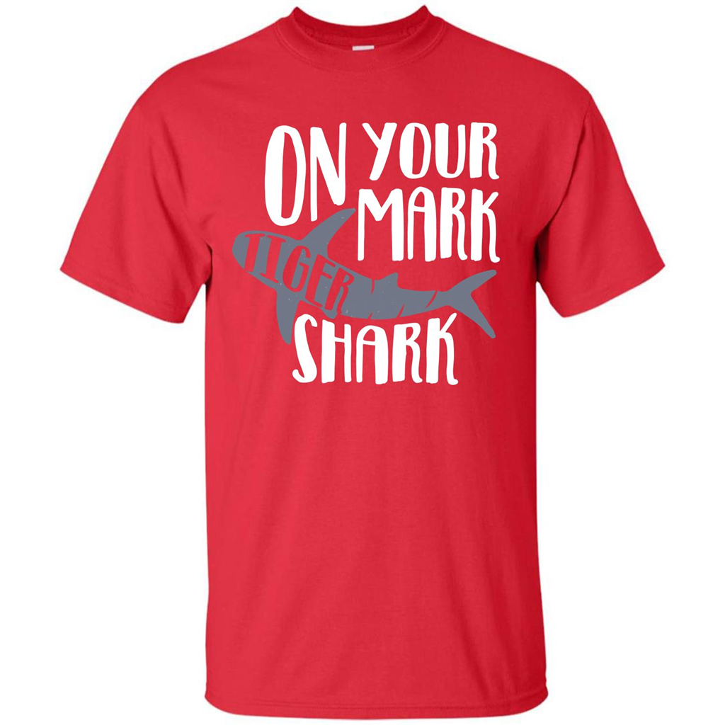 Tiger Shark T-shirt On Your Mark Tiger Shark T-shirt Red