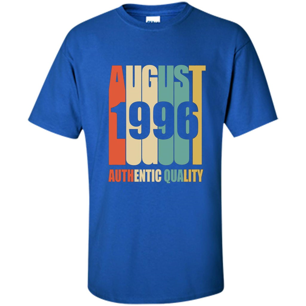 August 1996 Authentic Quality T-shirt Royal