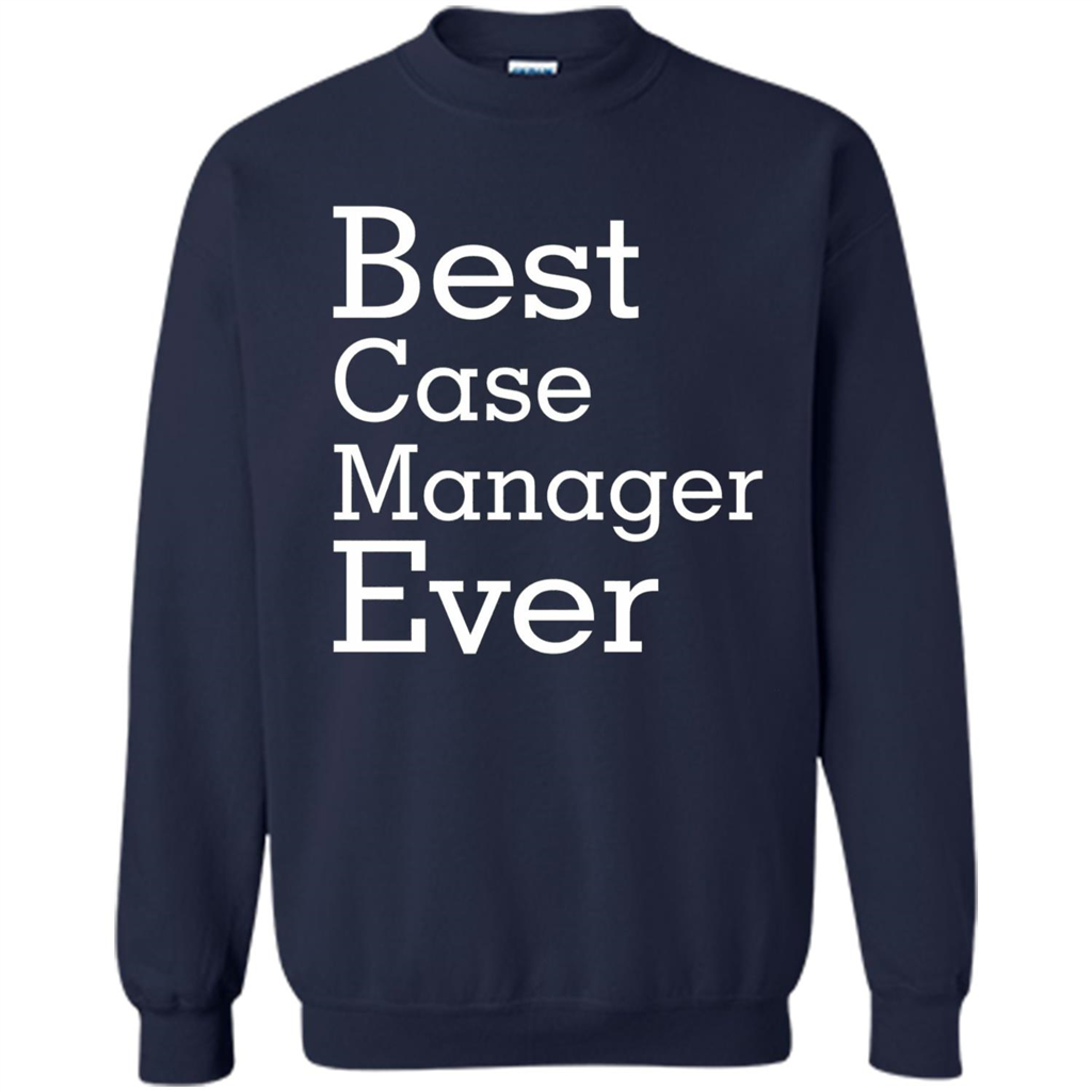 Best Case Manager Ever-Christmas Gift T-shirt Navy