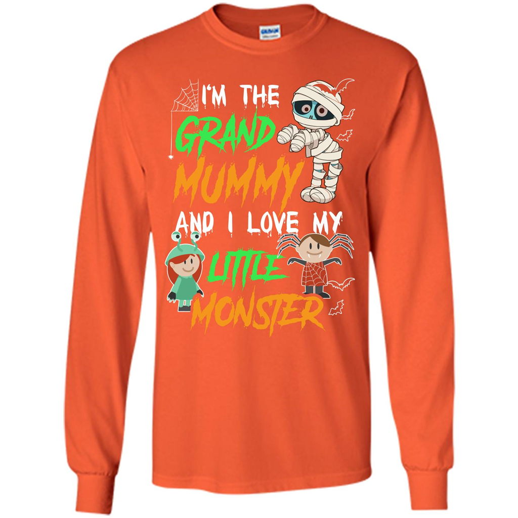 Halloween T-shirt Grand Mummy T-shirt Orange