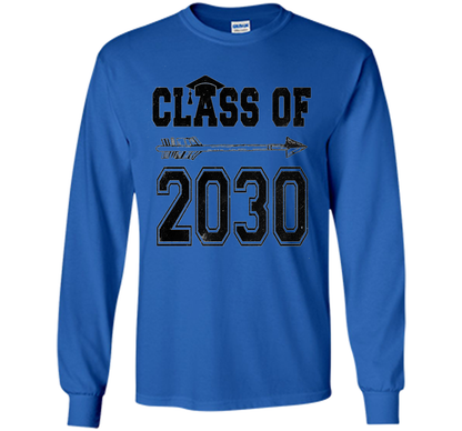 Kindergarten T-shirt Class Of 2030 Kindergarten Style T-shirt Royal
