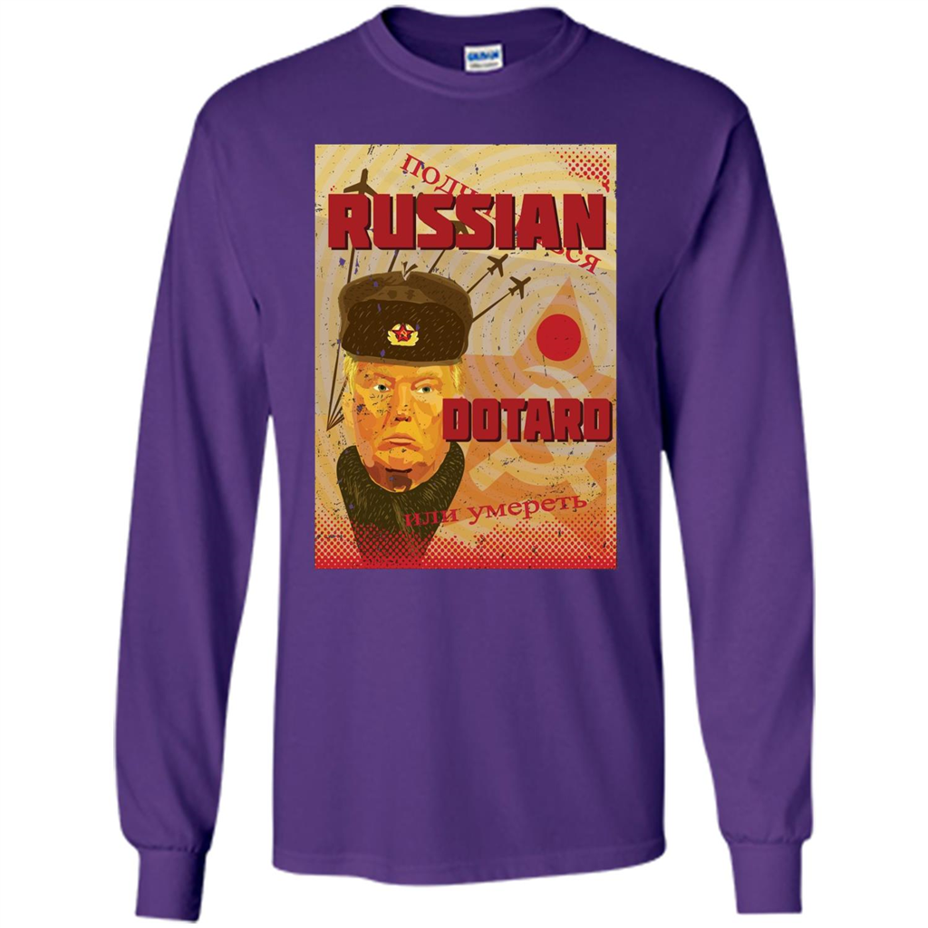 Funny President T-shirt Russian Dotard T-Shirt Purple