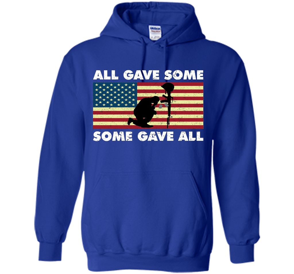 All gave some Some gave all T-Shirt Veteran &amp; Memorial's Day shirt Royal