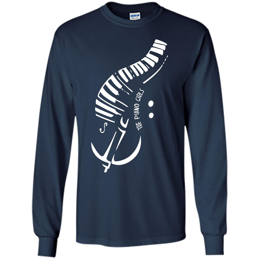 Pianist T-shirt The Piano Girls T-shirt Navy