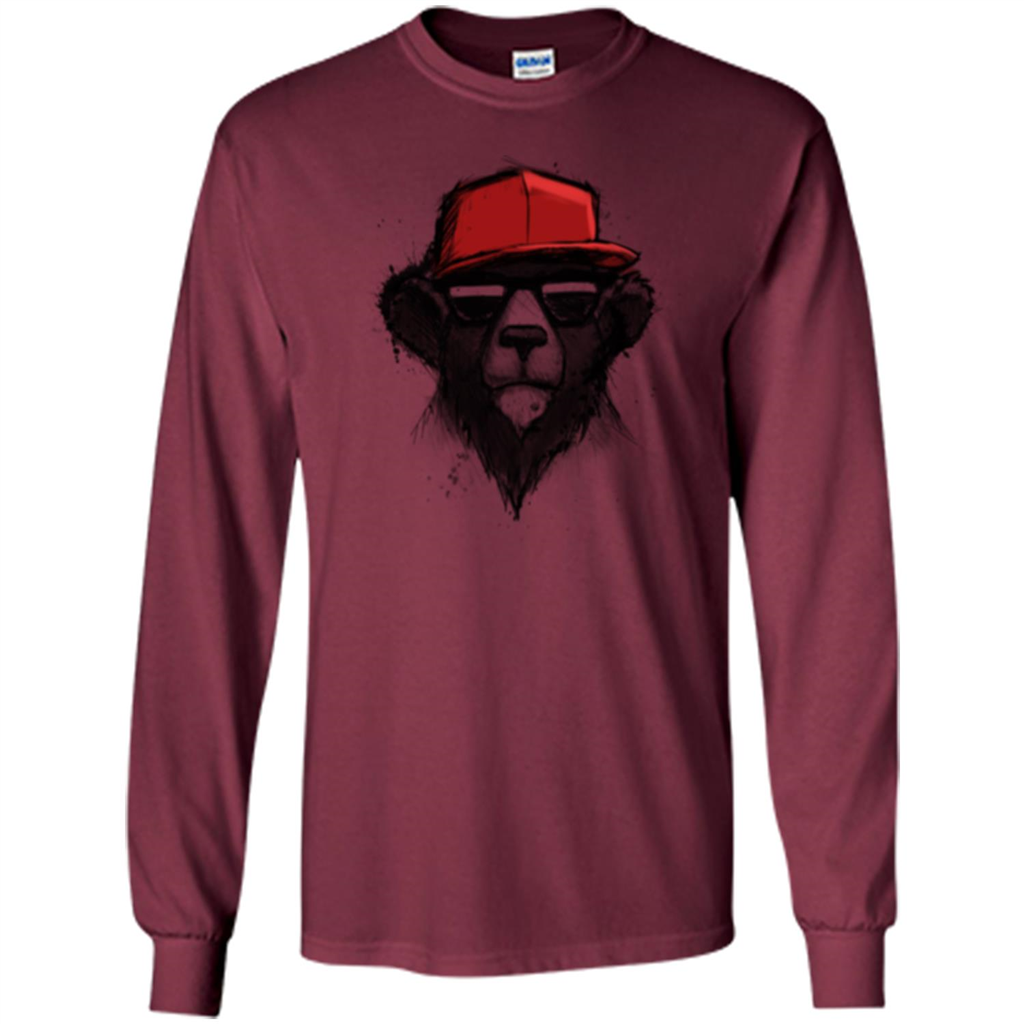 Dope BearT-shirt Maroon