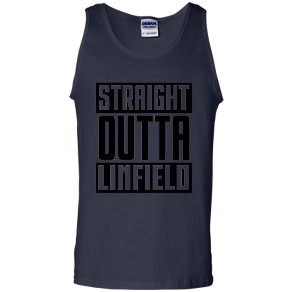 Straight Outta Linfield T-shirt Navy