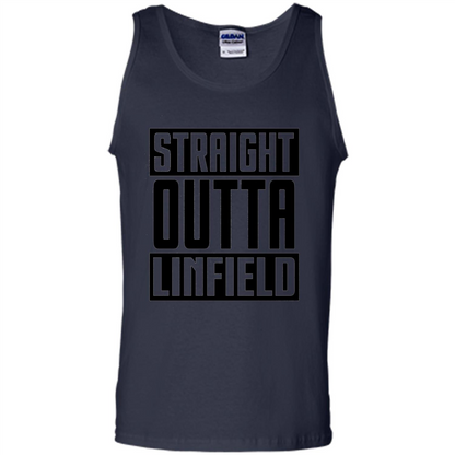Straight Outta Linfield T-shirt Navy