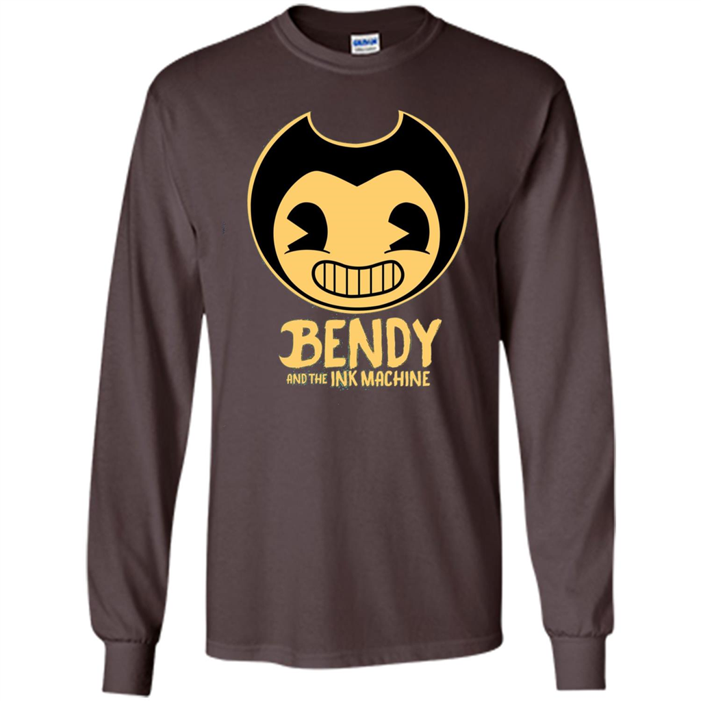Cartoon Internet Game T-shirt Bendy And The Ink Machine Dark Chocolate