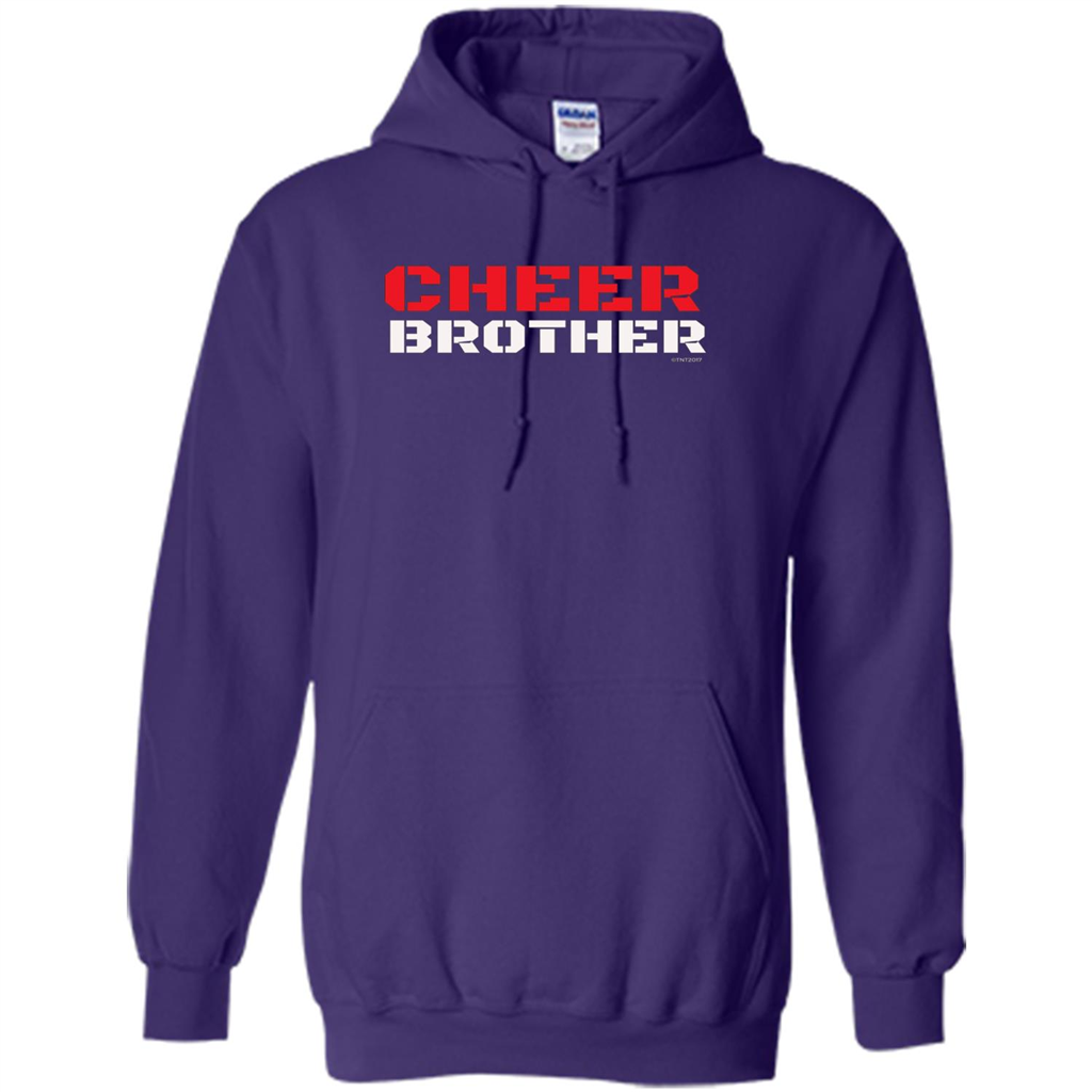 Cheer Brother T-Shirt for Brothers of Cheerleaders Purple