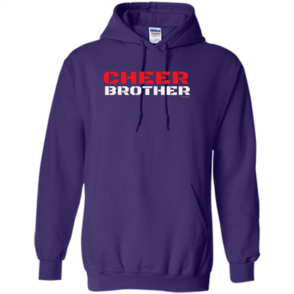 Cheer Brother T-Shirt for Brothers of Cheerleaders Purple