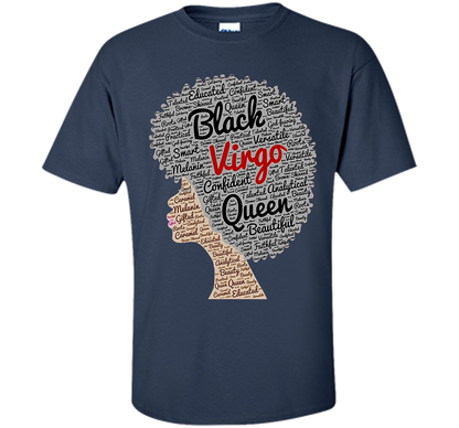 Virgo T-Shirt Black Women T-shirt Navy