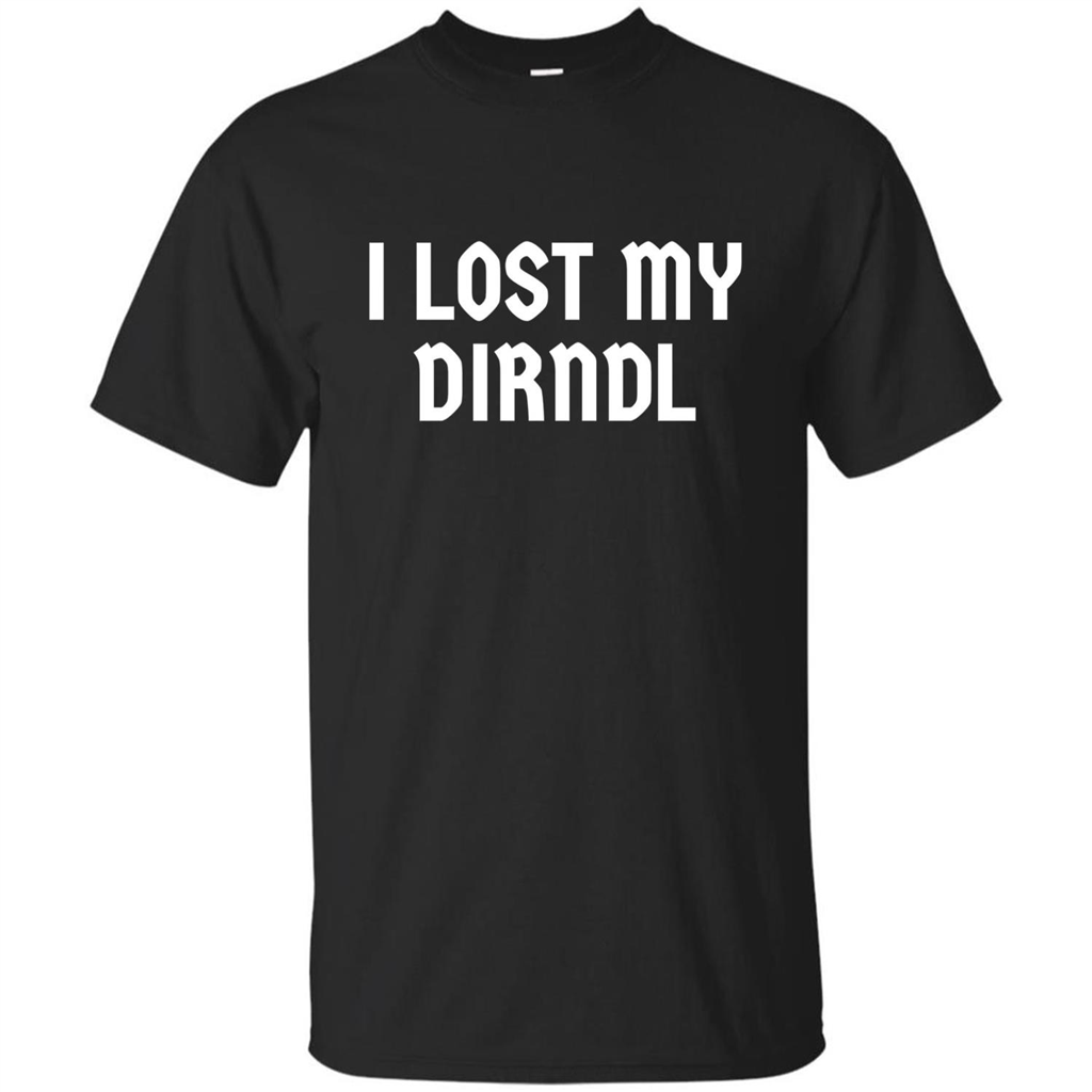 I Lost My Dirndl Oktoberfest Beer Party T-Shirt Black