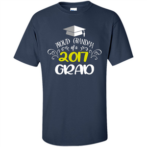 Graduation T-shirts Funny Tees Proud Grandma