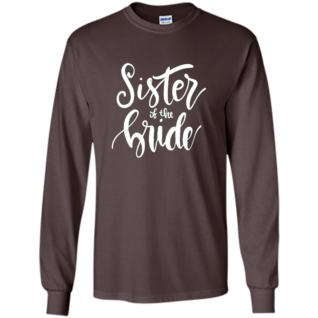 Sister Of The Bride T-shirt Dark Chocolate