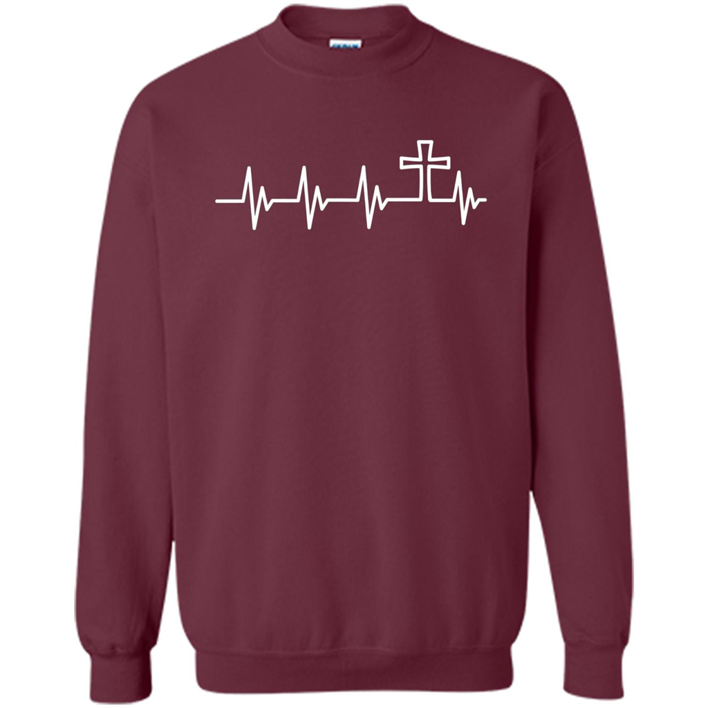 Christian T-shirt Heartbeat Maroon