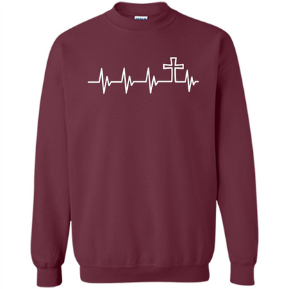Christian T-shirt Heartbeat Maroon