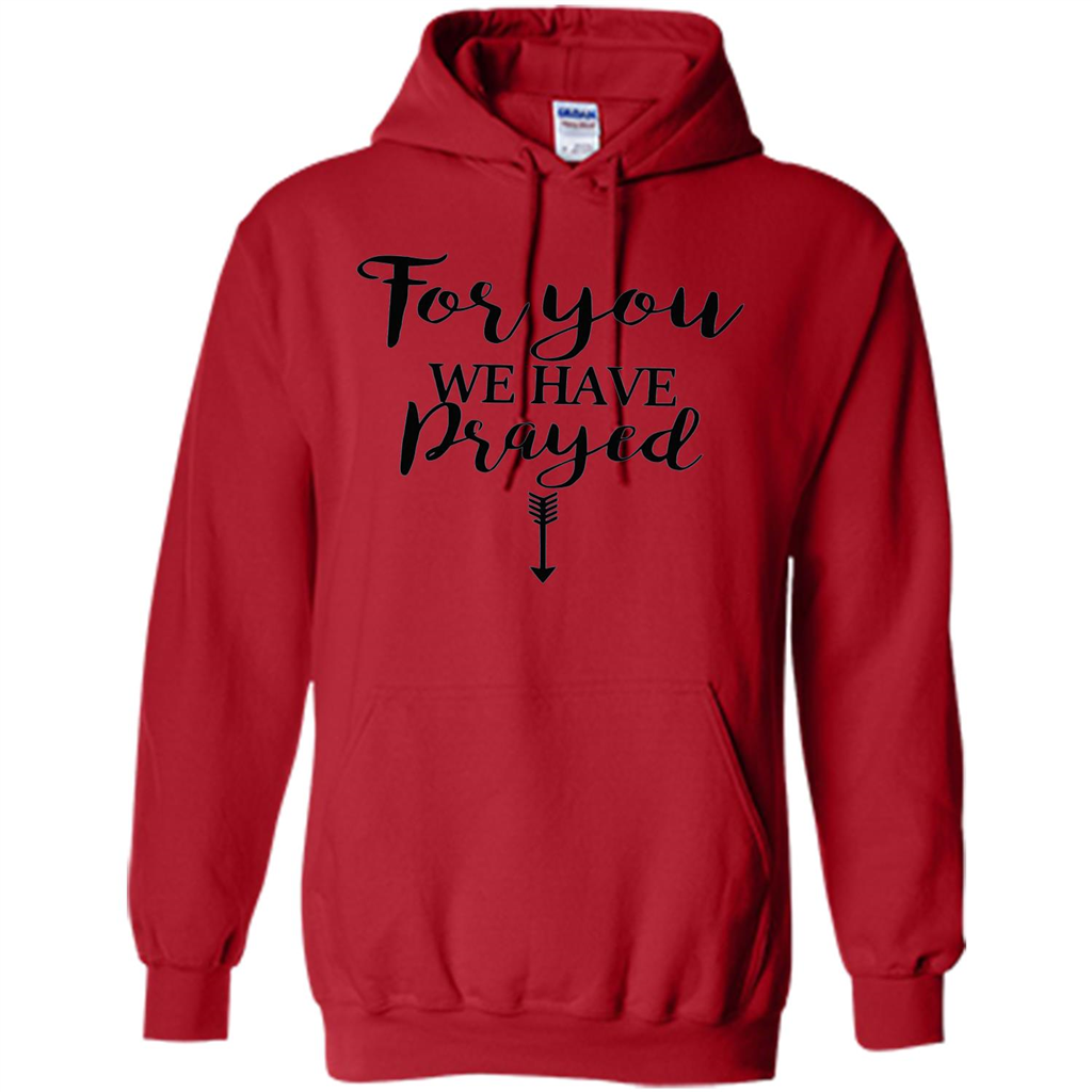 Pregnancy Announcement T-shirt Mother's Day For You We Have Prayed Red