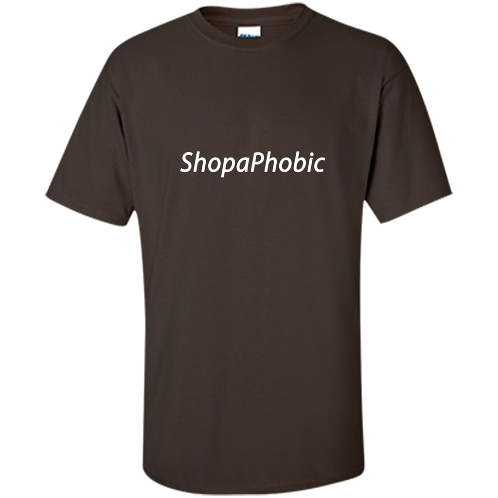 Shopaphobic T-shirt Dark Chocolate