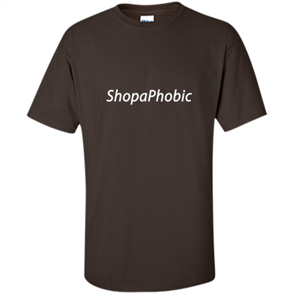 Shopaphobic T-shirt Dark Chocolate