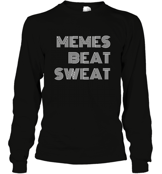 Memes Beat Sweat Shirt Long Sleeve T-Shirt Long Sleeve T-Shirt Black