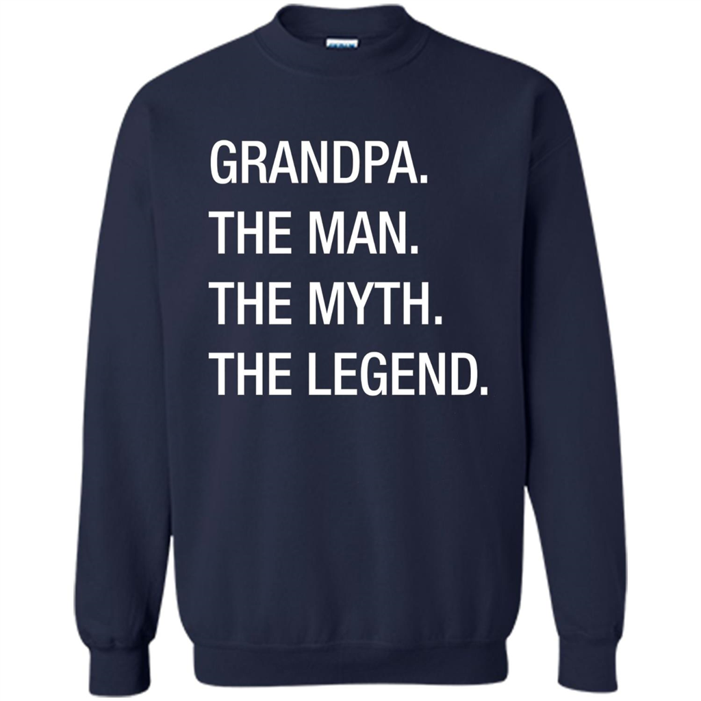 Grandpa The Man The Myth The Legend T-shirt Navy