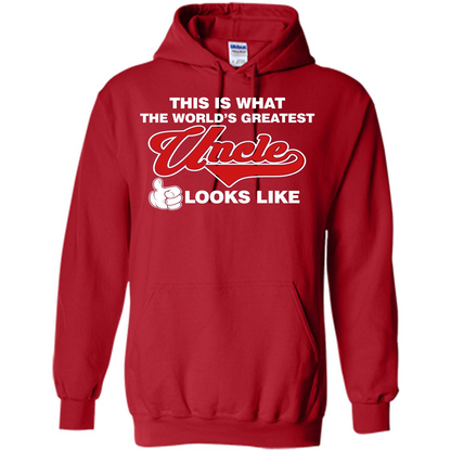 Uncle T-shirt This Is What The World's Greatest Uncle Looks Like Red