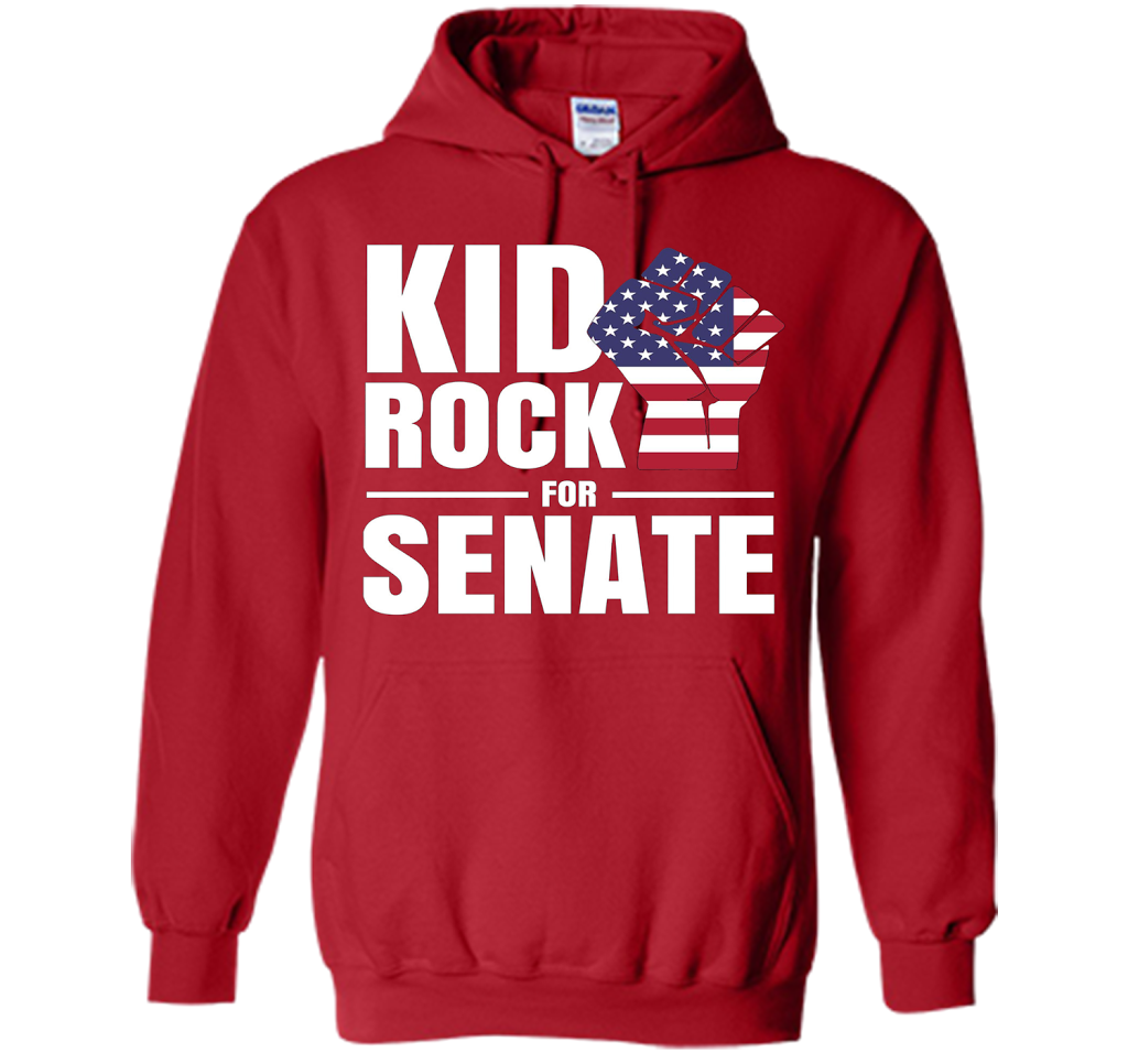 Campaign T-shirt Kid Rock For Senate T-shirt Red