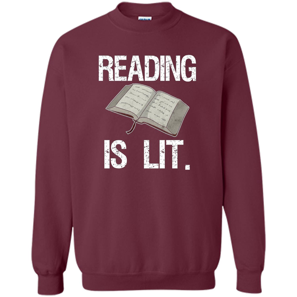Book Reader T-shirt Reading is Lit T-shirt