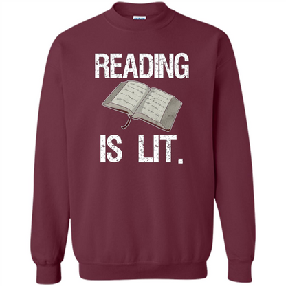 Book Reader T-shirt Reading is Lit T-shirt