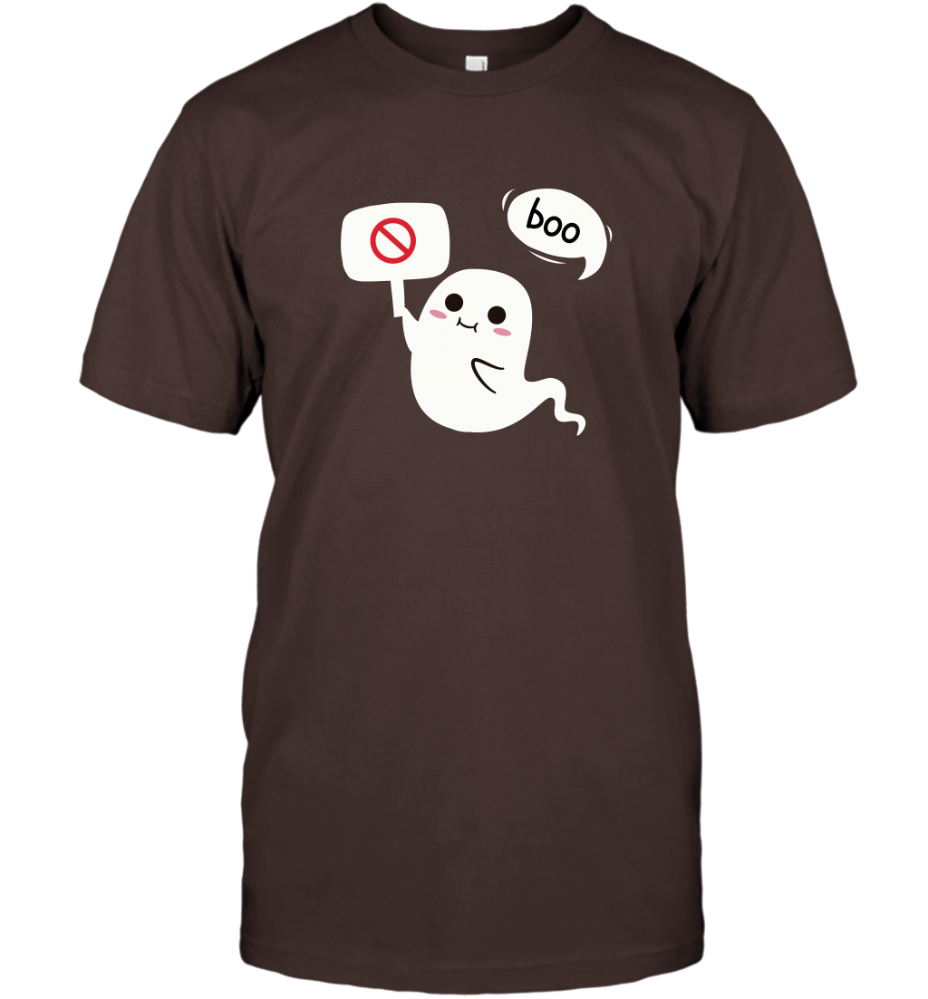 Boo Pink Shirt T-Shirt T-Shirt Dark Chocolate